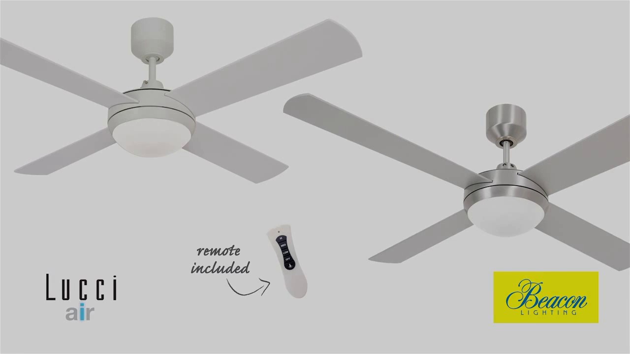 LUCCI AIR Ceiling Fan Futura LED Dimmable with Colour Shifting 吊扇燈