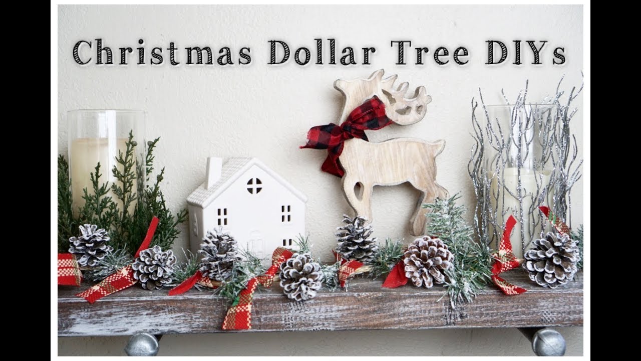 DOLLAR TREE DIY CHRISTMAS DECOR | EASY HOLIDAY DECOR | Momma from ...