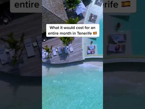 😱 It Only Costs This Much For A Whole Month In Tenerife | Travel Tips | Vacation #Shorts