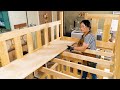 Process of Making Bunk Bed. A Female Carpenter in Korea