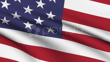 Usa Flag Transition - Dissolve. Stock Footage