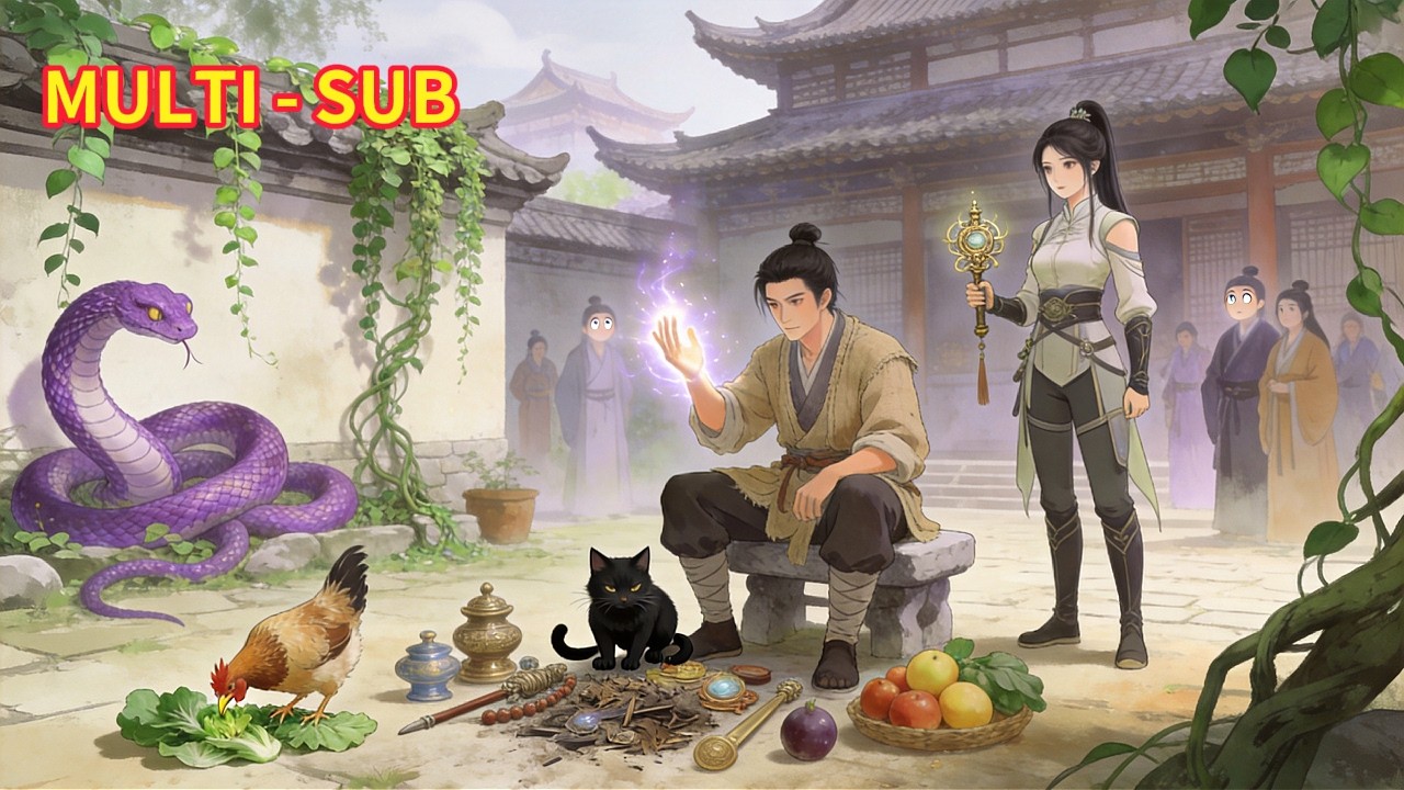 MULTI SUB🍉凡人小院养神兽，随手扔的破烂都是神器！！ #新番首发 242