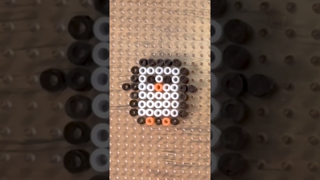 DIY Animal Fuse Bead Easy Craft Ideas - Tiny Penguin!