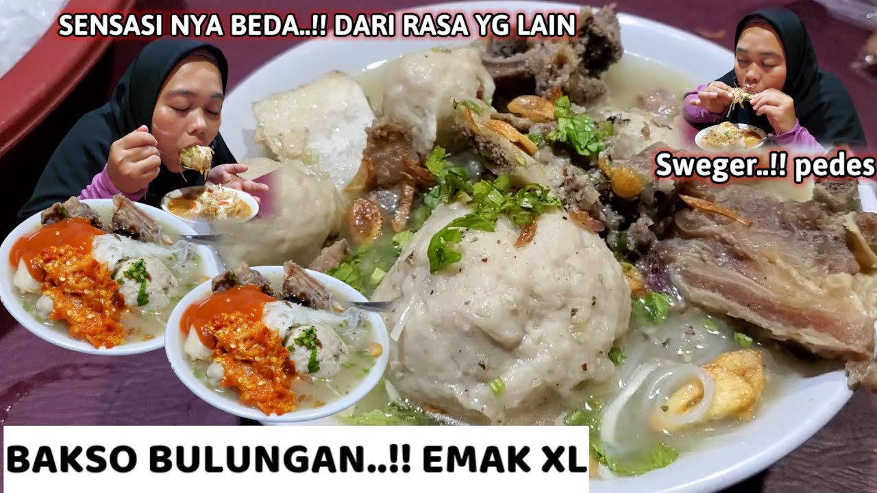 Bakso Balungan Emak XL ‼️ PEDAS'NYA beda Sensasi