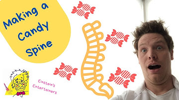 How to make a Candy Spine. Science Experiments to do at home with Einstein