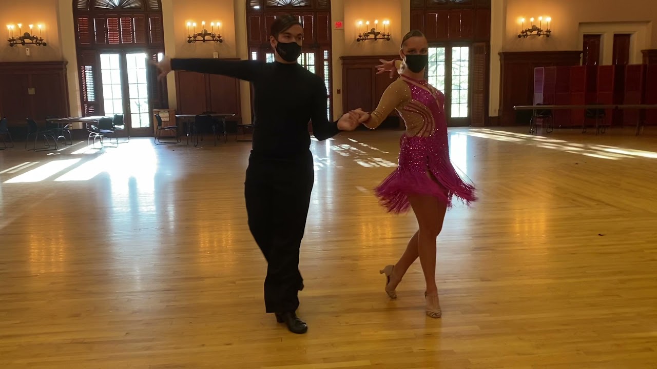 CC2021 - Gold Internatinoal Cha Cha - Nathan Gates and Briana Kallenbach