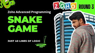 Zoho Round 3 Advanced Programming | Snake Game | Depth First Search | Tamil screenshot 3
