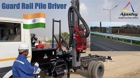 Promo Video  - Ajashy Guard Rail Pile Driver