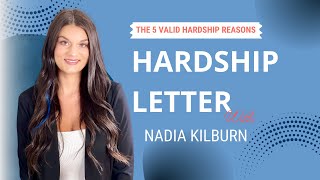 How to Write the Best Hardship Letter  The 5 Valid Hardship Reasons