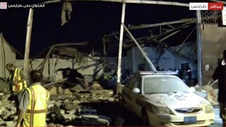 Airstrike hits migrant detention center in Libya