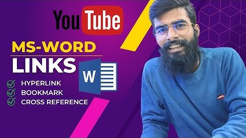 Use of Links | Use Hyperlink,Bookmark,Cross reference in Ms word|#msword @computerskilleducation