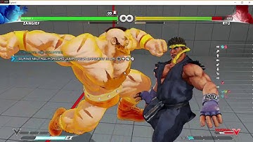 Street Fighter V - Zangief Challenge Trials   9  with autohotkey