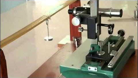 Young Modulus - Non-Uniform Bending - Physics Expreiment