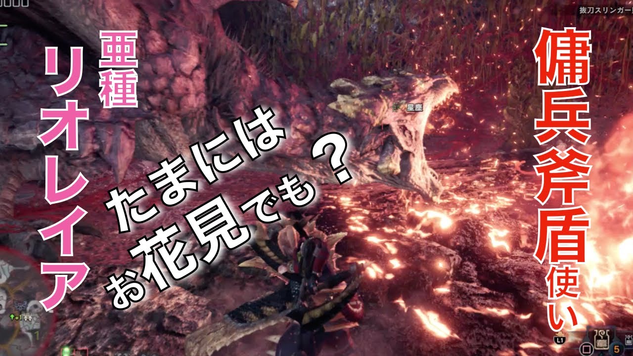 Mhw Ib マスターランクのリオレイア亜種をサクサク短時間で討伐 顔面集中砲火でダウンを狙え モンハンワールドアイスボーン実況 攻略プレイ 盾斧従軍録 35 Youtube