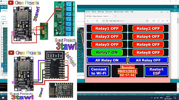 How to program the ESP-12E ESP-12F ESP-12S ESP-18T ESP8266 module via an ESP8266