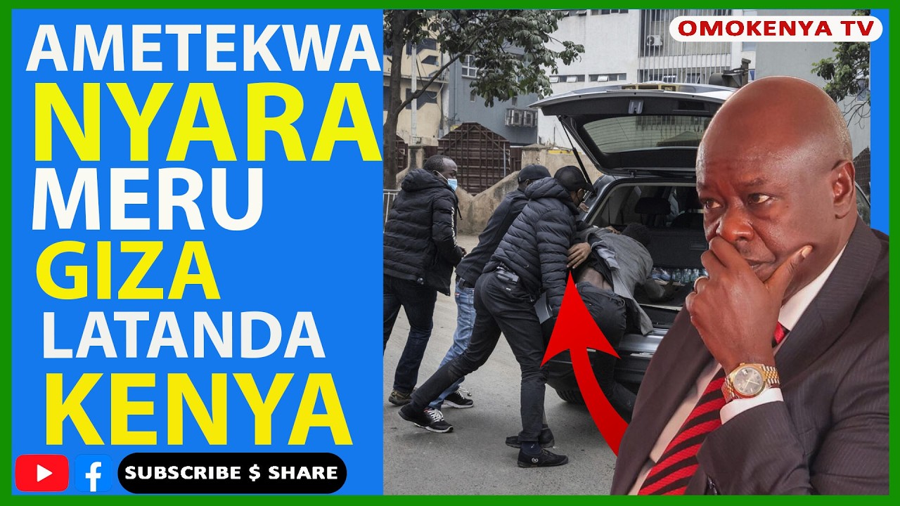 Breaking News: Msaidizi Wa Rigathi Gachagua Atekwa Nyara Na Kupotezwa Kwisha