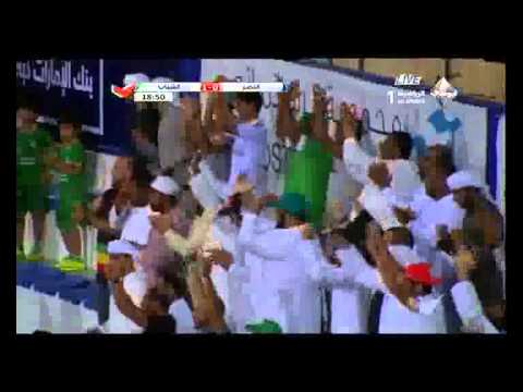 ناصر مسعود يسجل الهدف الأول ل الشباب فى مرمي النصر