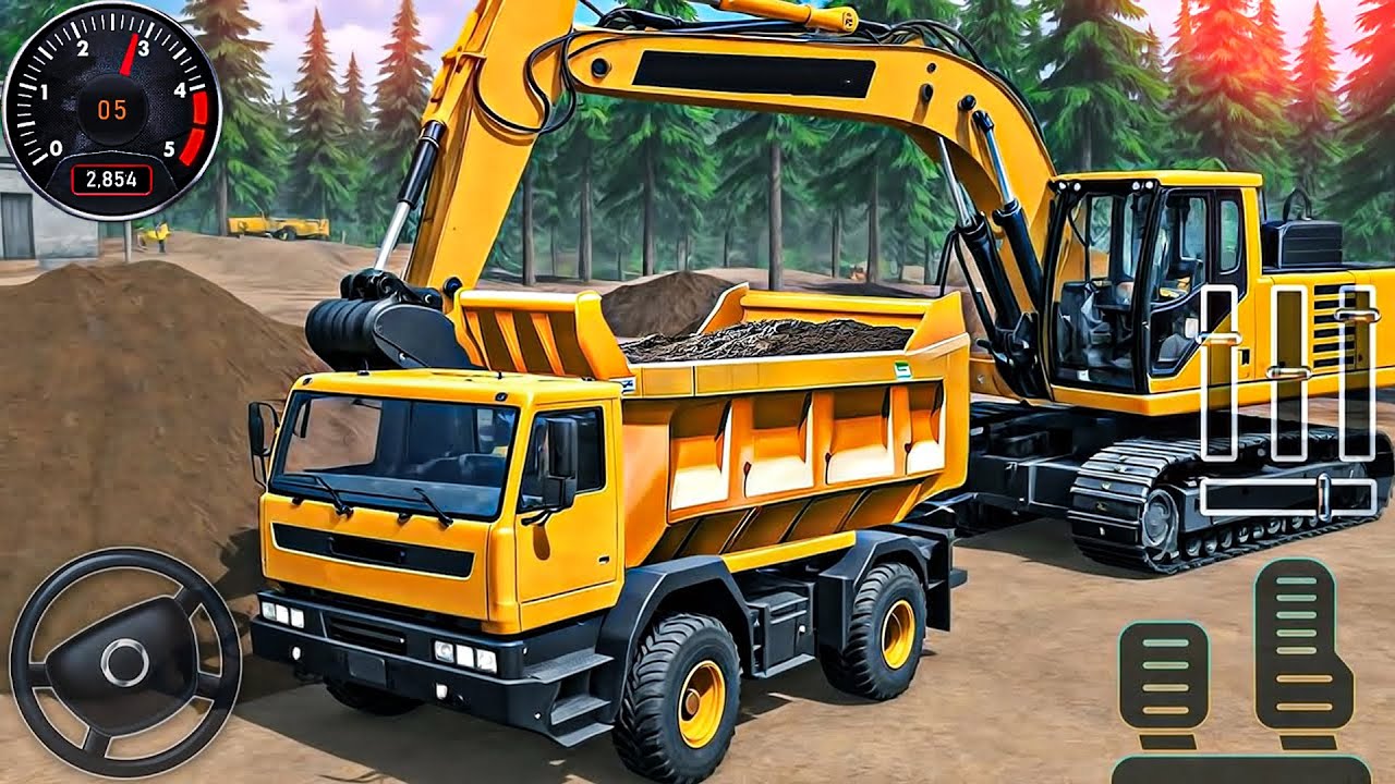 JCB Building Construction - City Highway Excavator Simulator - Android GamePlay