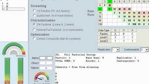 QuikSigma: Design of Experiments, Part 2
