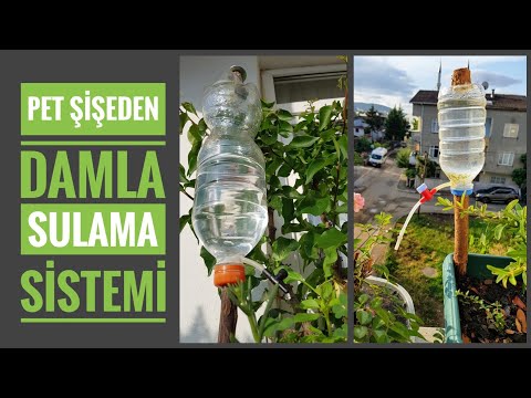 SAKSI BİTKİLERİ İÇİN, PET ŞİŞEDEN DAMLA SULAMA SİSTEMİ NASIL YAPILIR? #diy #kendinyap