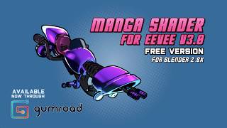 Free Blender Manga Shader v3.0 for Eevee