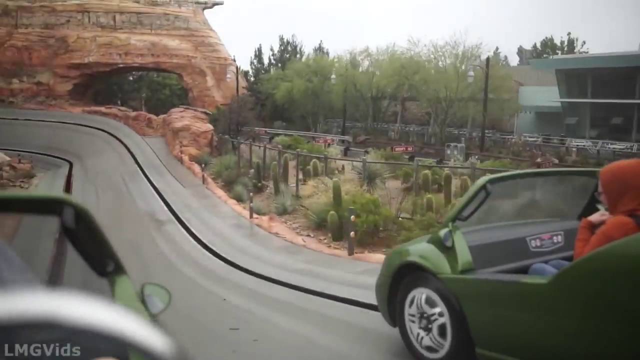 [HD] Radiator Springs Racers IN THE RAIN 1080p POV 60fps Full Complete ...