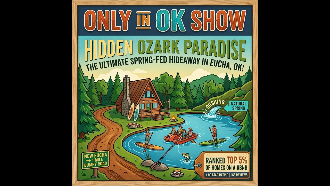 Hidden Ozark Paradise: The Ultimate Spring-Fed Hideaway in Eucha, OK!