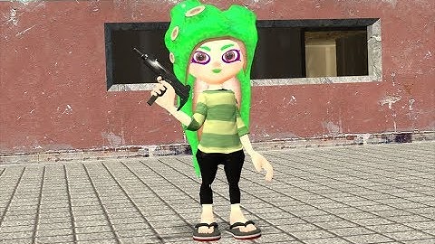 Making a Splatoon poster on Gmod