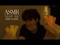 Asmr  test de personnalit mdial choix ractivit 