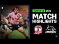 Roosters v Panthers Match Highlights | Round 21, 2021 | Telstra Premiership | NRL