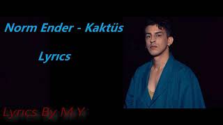 Norm Ender-Kaktüslyrics Video