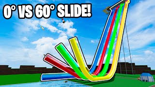 0° VS 60° Water Slide Launch Challenge! (Waterpark World) 0° VS 60° Water Slide Launch Challenge! (Waterpark World)