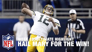 Aaron Rodgers' Improbable Game Winning Hail Mary Pass! |  Ultimate Highlight | NFL Films