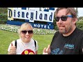 My First Time Staying at The Disneyland Hotel - Room Tour / Goofy’s Kitchen / Trader Sams & MORE