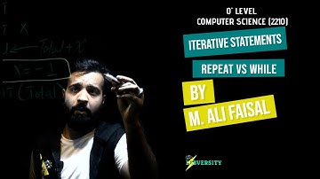 Iterative statements - Repeat vs While | O