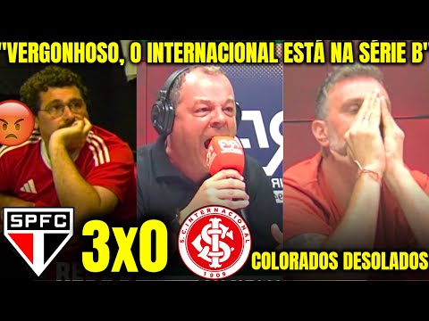 REAÇÕES DOS COLORADOS DESOLADOS COM DERROTA PARA O SÃO PAULO SÃO PAULO 3X0 INTERNACIONAL