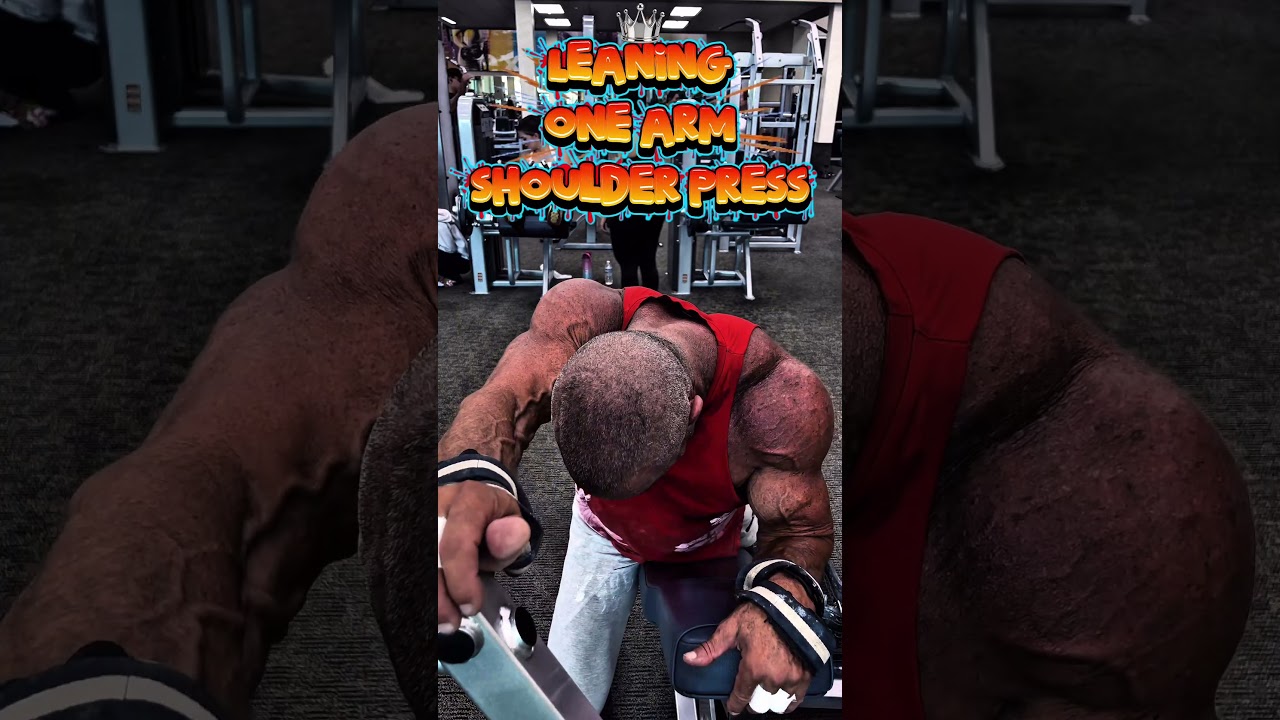 LEANING ONE ARM SHOULDER PRESS #workout #motivation #muscle #workouttips #exercise