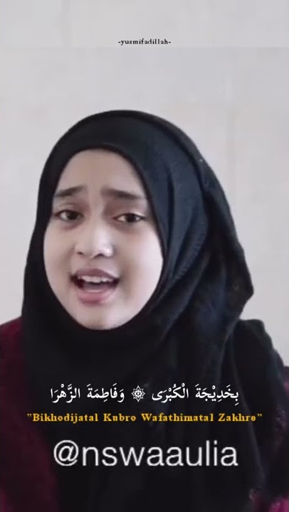 MasyaAllah merdunya sholawat Naswa Aulia Sabila | Sa'duna Fiddunya