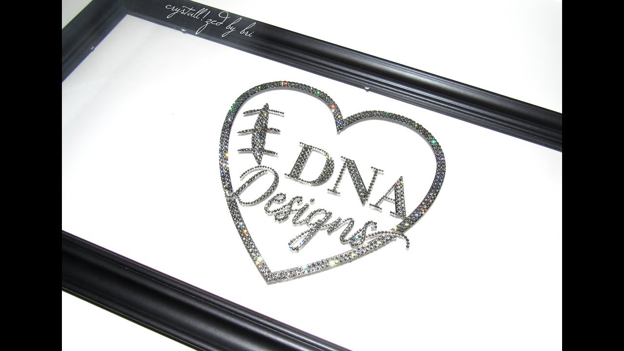 Swarovski Crystal Business Name Plaque Crystallized Bling by CRYSTALL!ZED by Bri