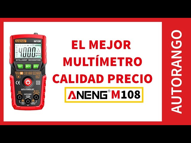 ANENG AN998 multimetro inteligente tester digital automatico electricista  profesional voltimetro amper multimeter comprobador de condensadores