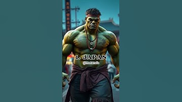If each country had a Hulk 🔥 #aifusion #midjourney #midjourneyai  #midjourneyart #artificialartist