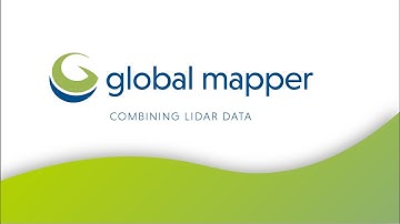 Combining Lidar Data in Global Mapper