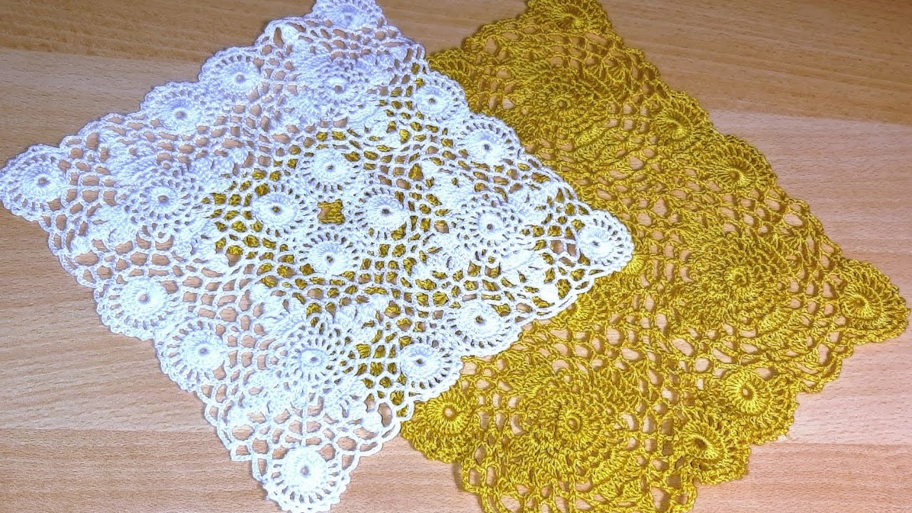 Splendida mattonella all'uncinetto. Tutorial