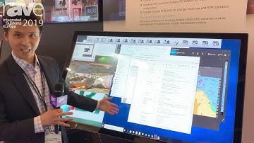 ISE 2019: Avitech Demos the Sequoia KVM Multiviewer on a Multi-Touch Display