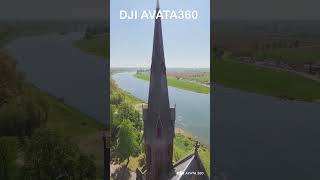 Dji Avata360 Insane Close Flyby Between Church Towers