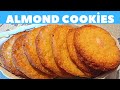 HOMEMADE ALMOND COOKİES-HOW TO MAKE ALMOND COOKİES USİNG ALMOND PASTE?-EASY ALMOND COOKİES RECİPE