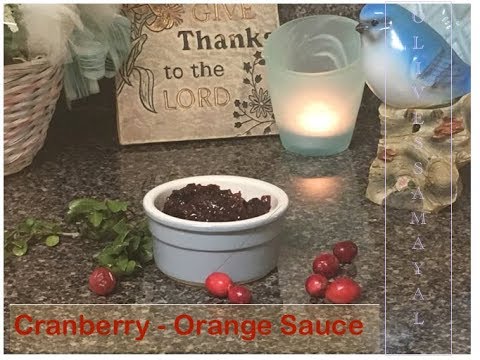 Cranberry--Orange-Honey-Sauce/Thanksgiving-Recipe/D