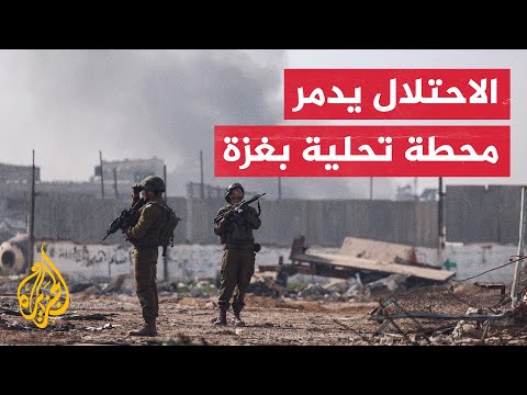 الاحتلال يحرق محطة تحلية مياه البحر في غزة بهدف إخراجها عن الخدمة