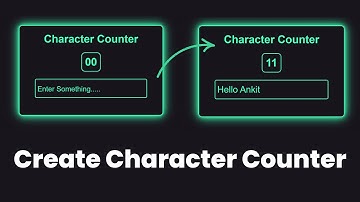 Create a Character Counter Using HTML CSS & JavaScript | Beginner-Friendly College Project