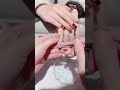 Flower Girl Pink Wave Small diamonds #Nail art#kasi#kasi Nail Art#Nail art tutorial#Nail a